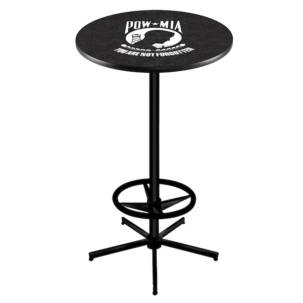 42" Black POW/MIA Pub Table